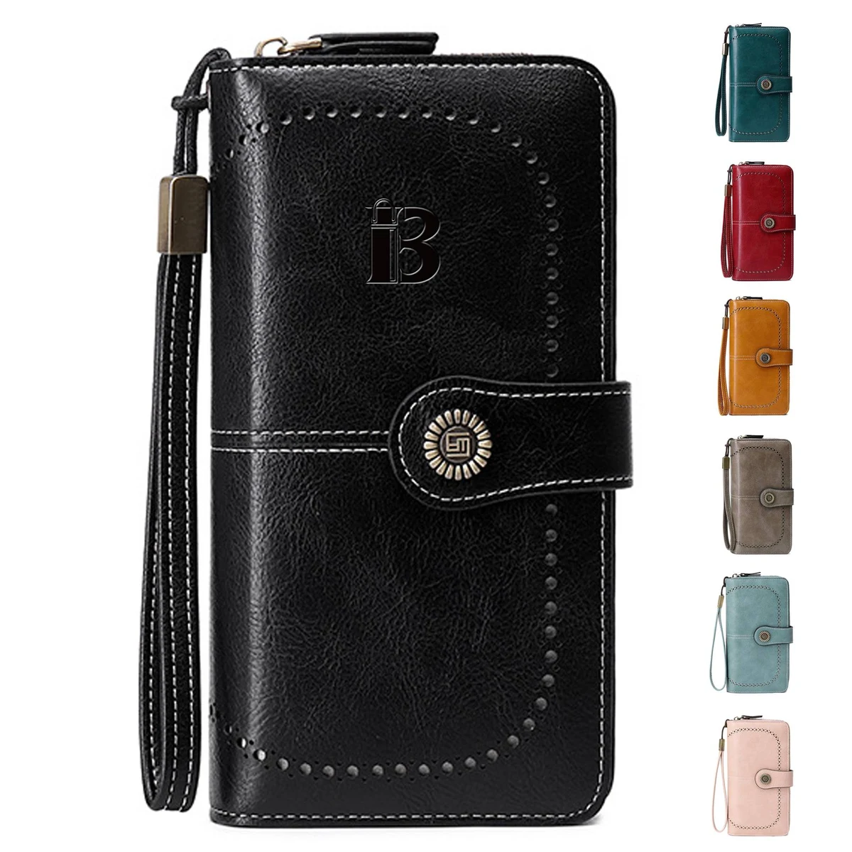 PU Leather Triple Fold Women's Wallet Card Bag 1