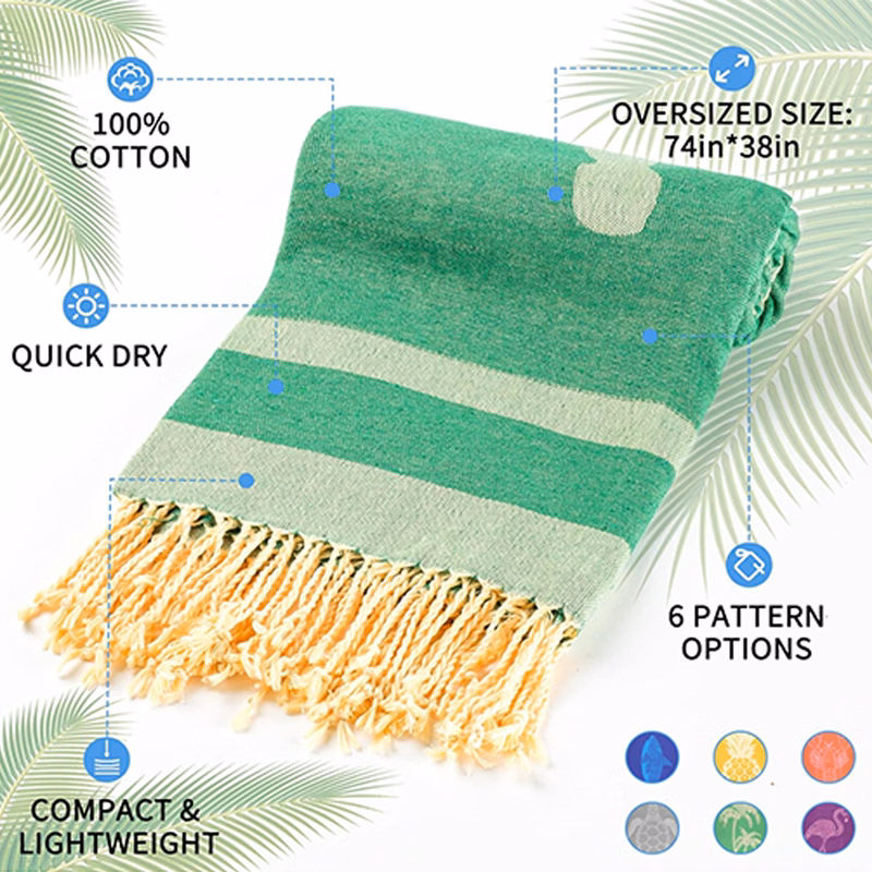 Turkish Jacquard Beach Towel
