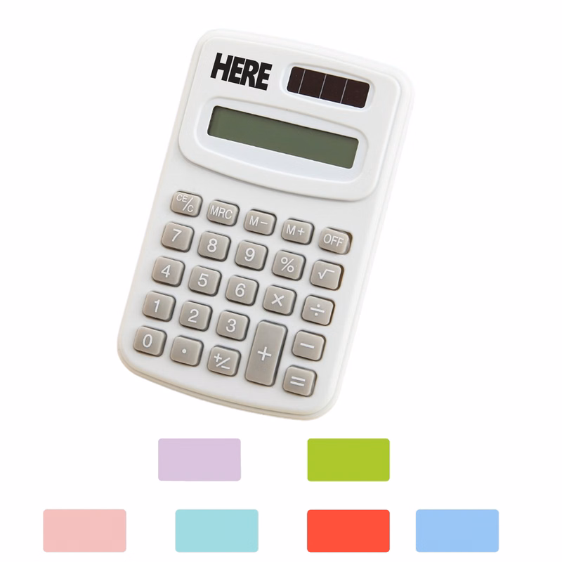 Mini Pastel Pocket Calculator