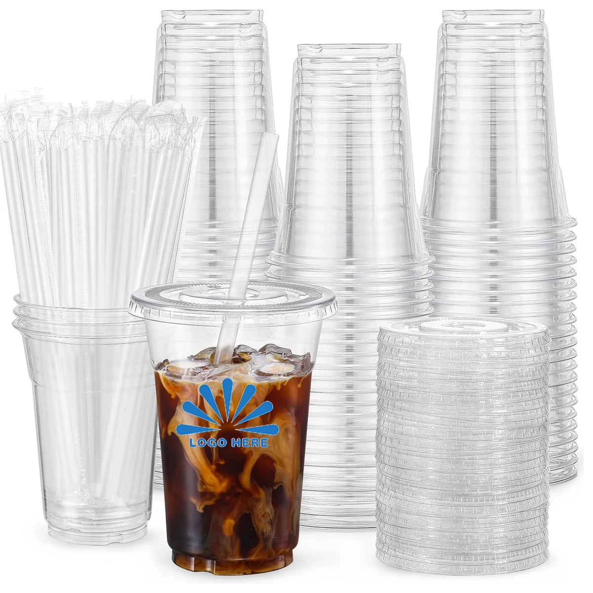 12oz PET Clear Plastic Cup 1