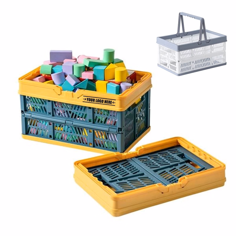 Collapsible Plastic Grocery Shopping Baskets