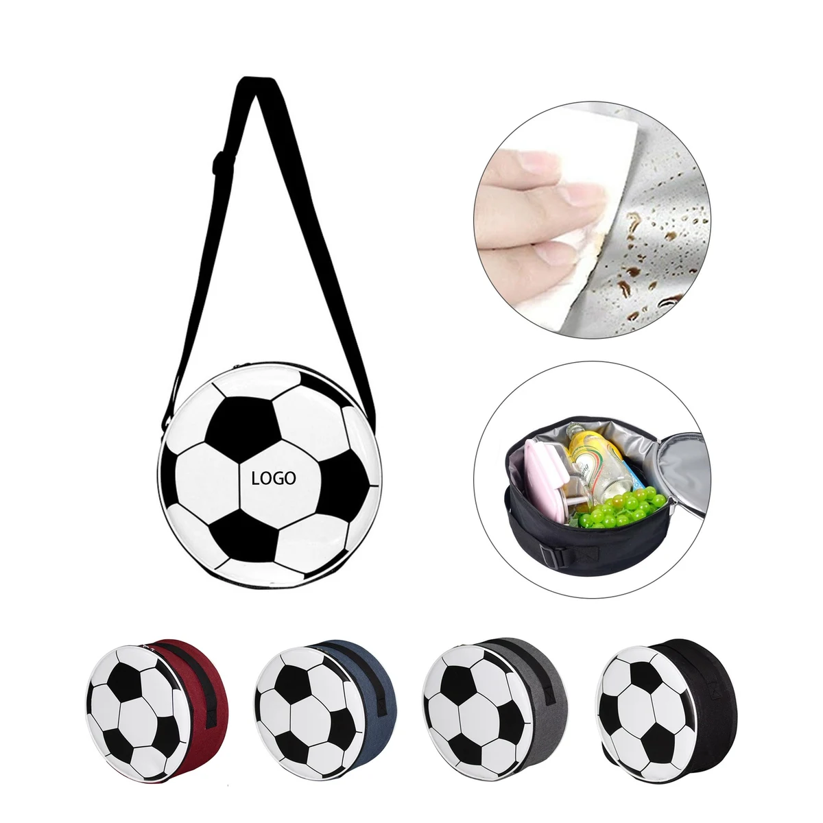 Insulated Thermal Football Lunch Bag 1