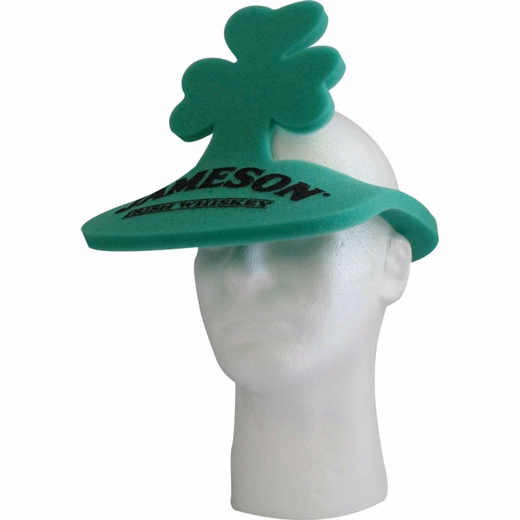 Irish Shamrock Popup Visor