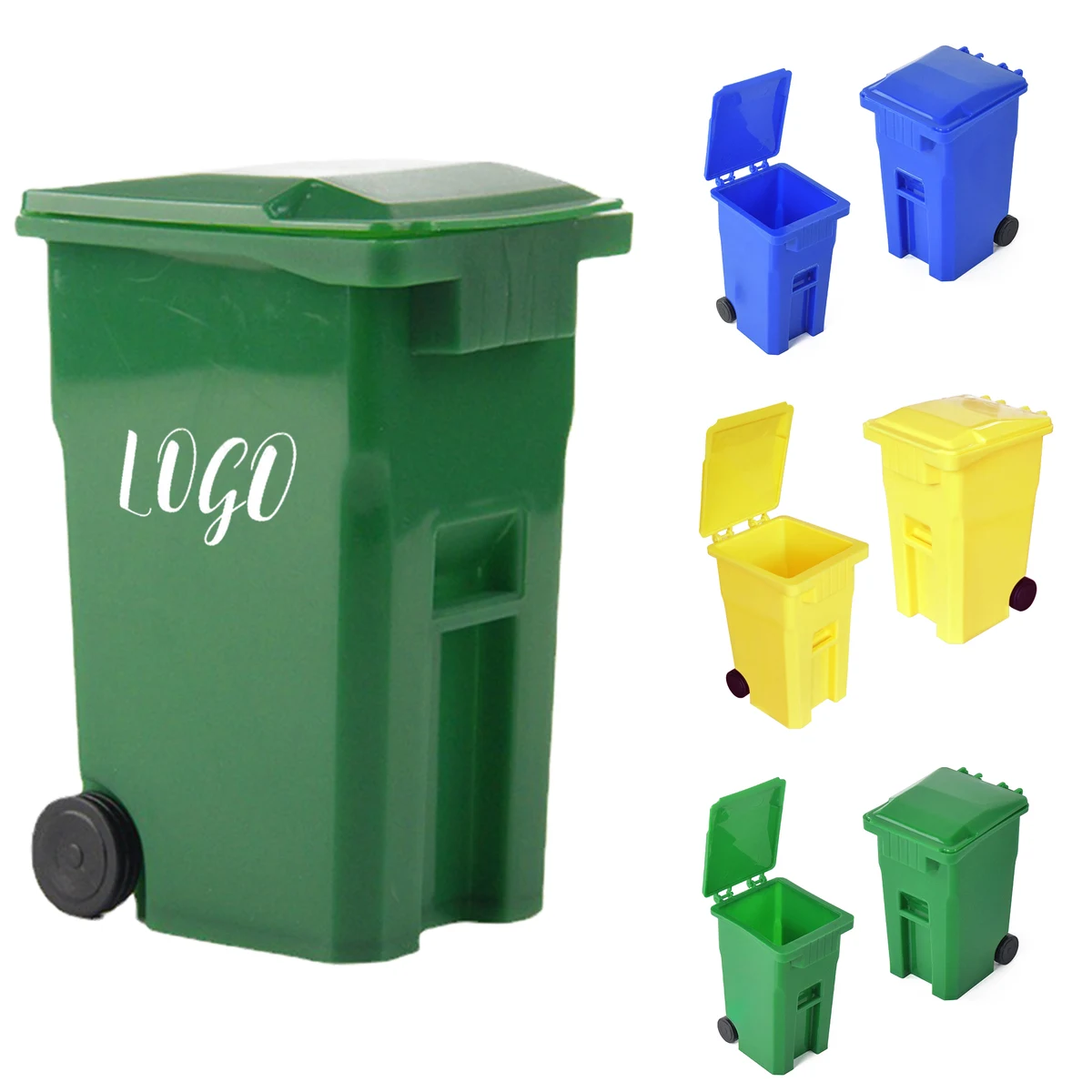 Mini Trash Can Pen Holder 1