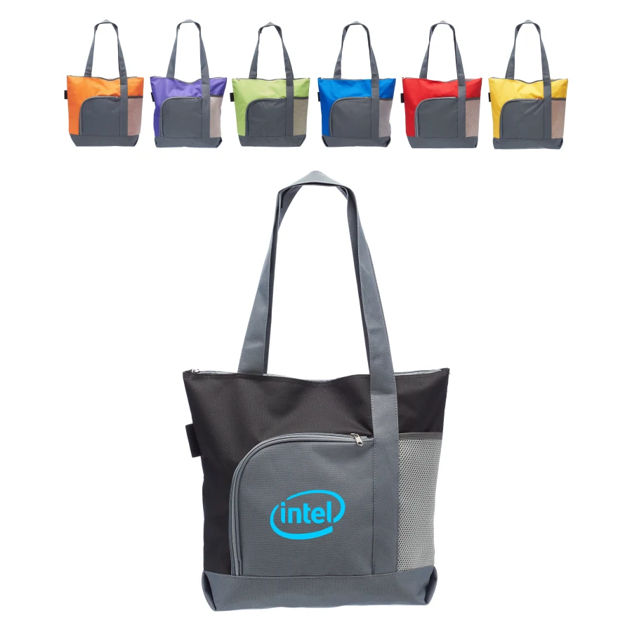 Union Printed - The Go Getter Two-tone Tote Bags, custom tote bag with logo imprint 1
