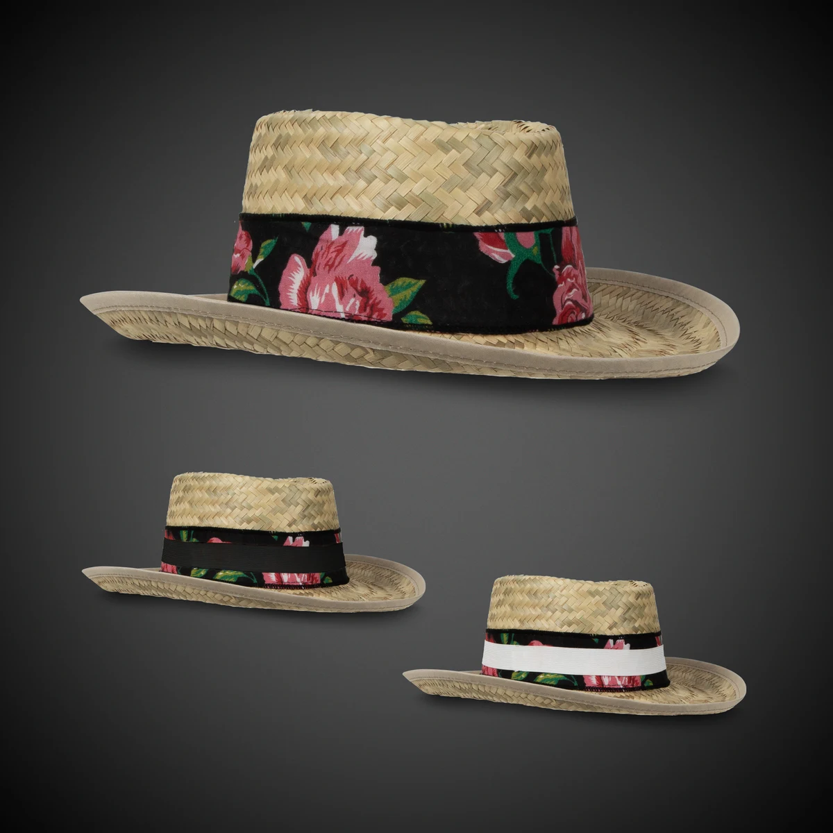 Straw Gambler Hat 1