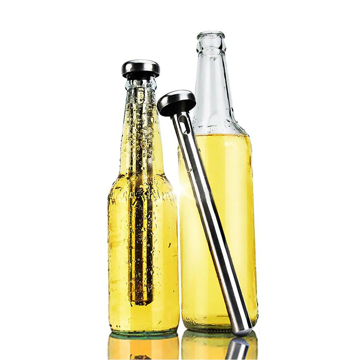 Insulated Stainless Steel Wine and Beer Chiller Stick 1