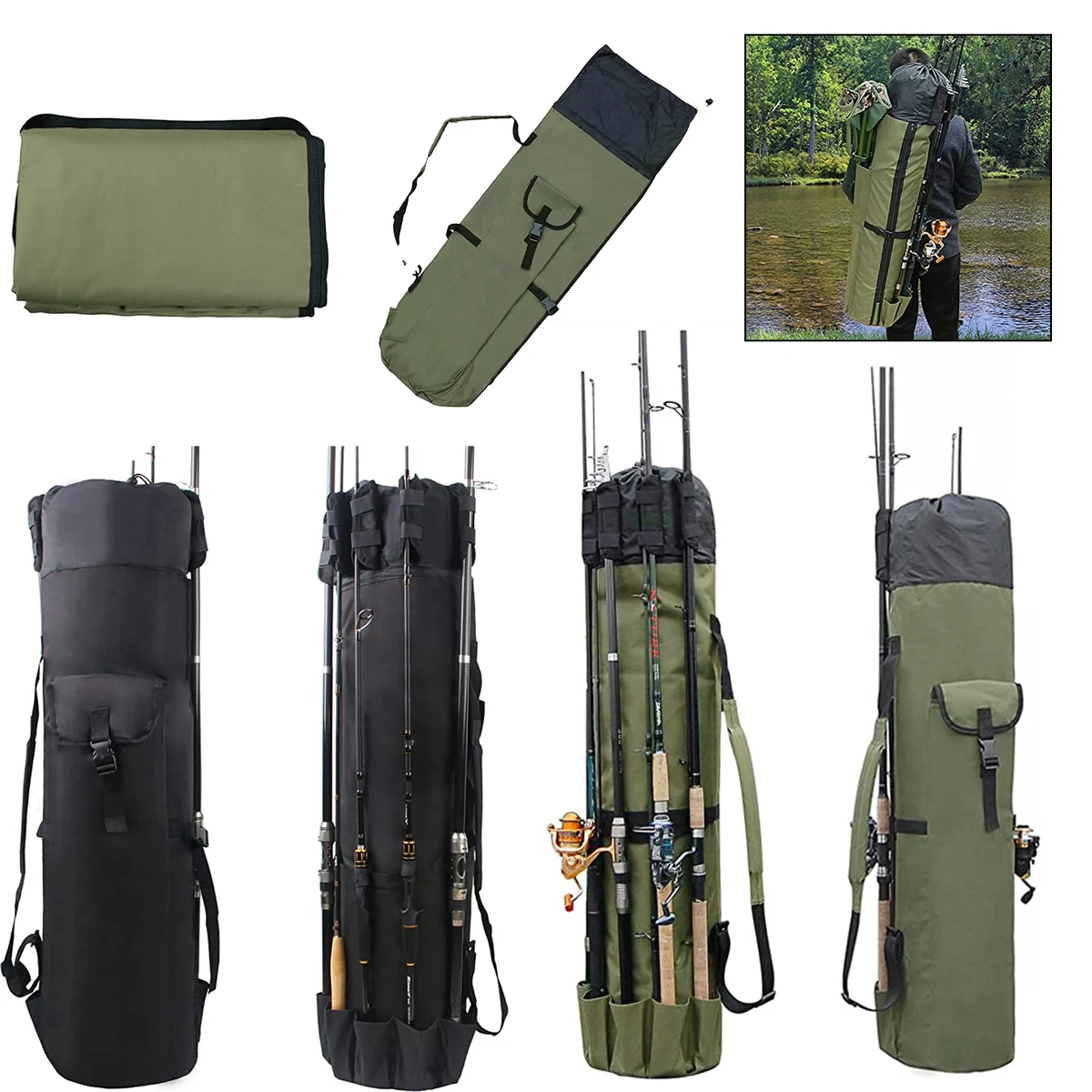 Waterproof Lightweight Fishing Rod Bag 1