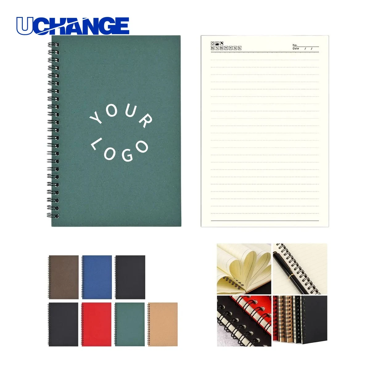 Spiral-Bound Notebook Journal with Lined Paper 1