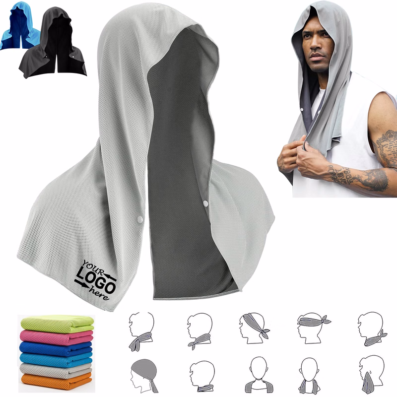Absorbent Quick Cooling Hoodie Towel