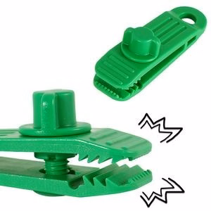 Fixation Plastic Clamps for Outdoor Tents With Superior Locking Design
