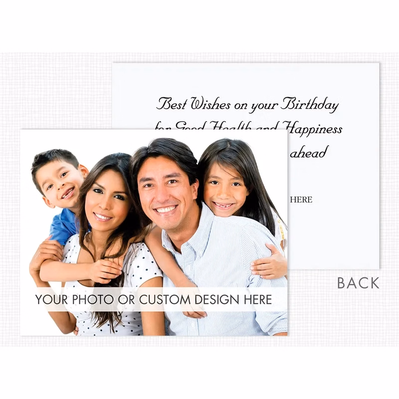 Custom Greeting Card (Horizontal, Value Size, Flat)