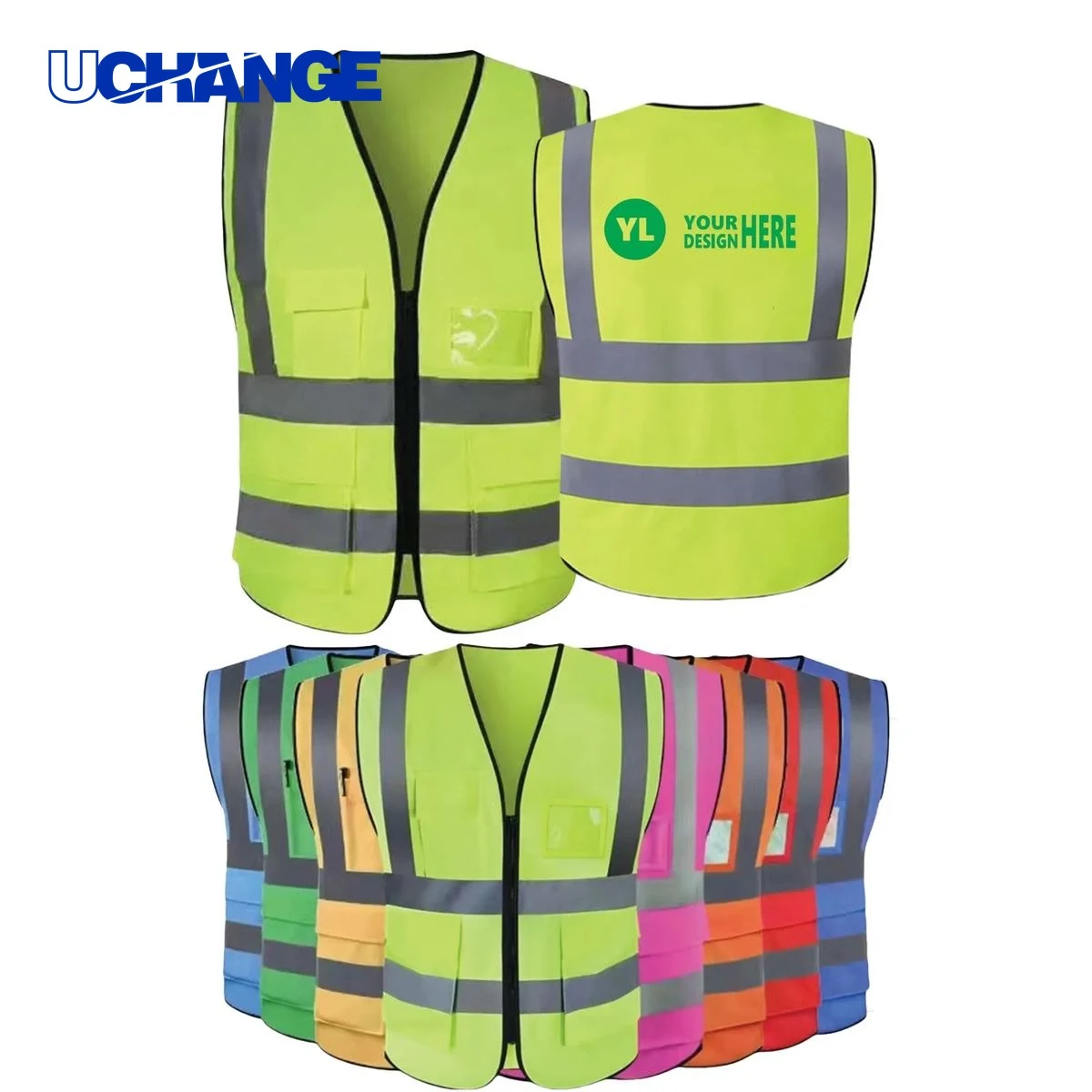 Reflective Safety Vest with Pocket 1