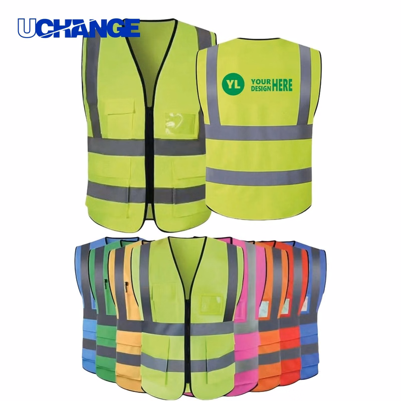 Reflective Safety Vest with Pocket