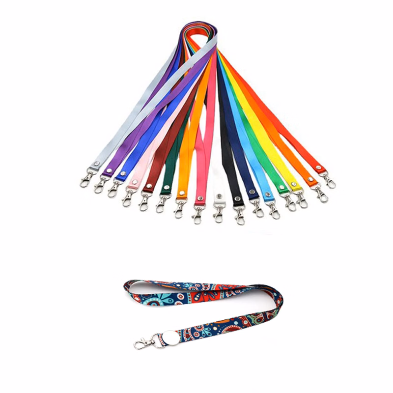 Full Color Polyester Work Permit Lanyard