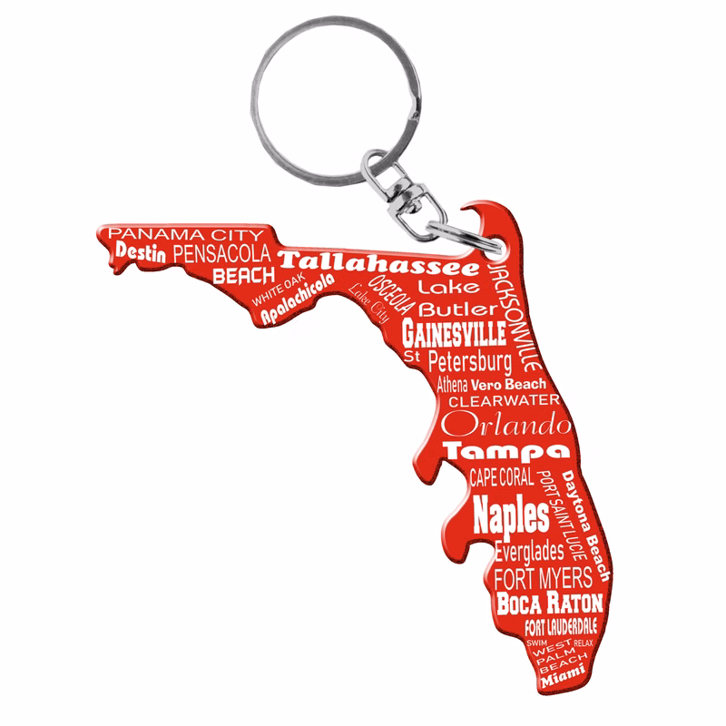 Florida Key Chain / Bottle Opener