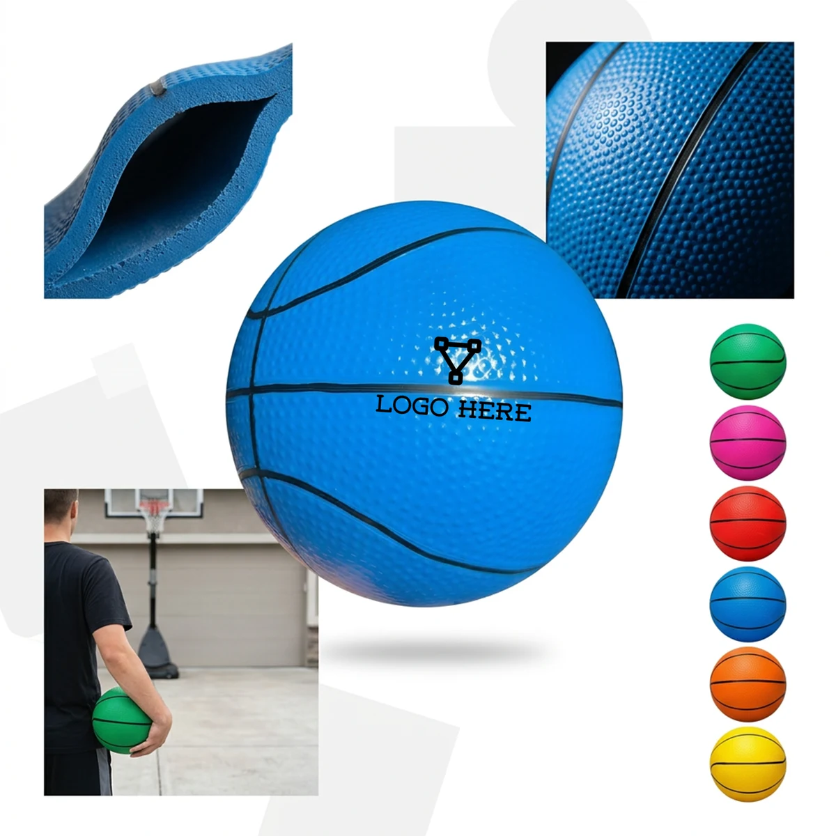 Kids Bouncy Mini Basketball 1