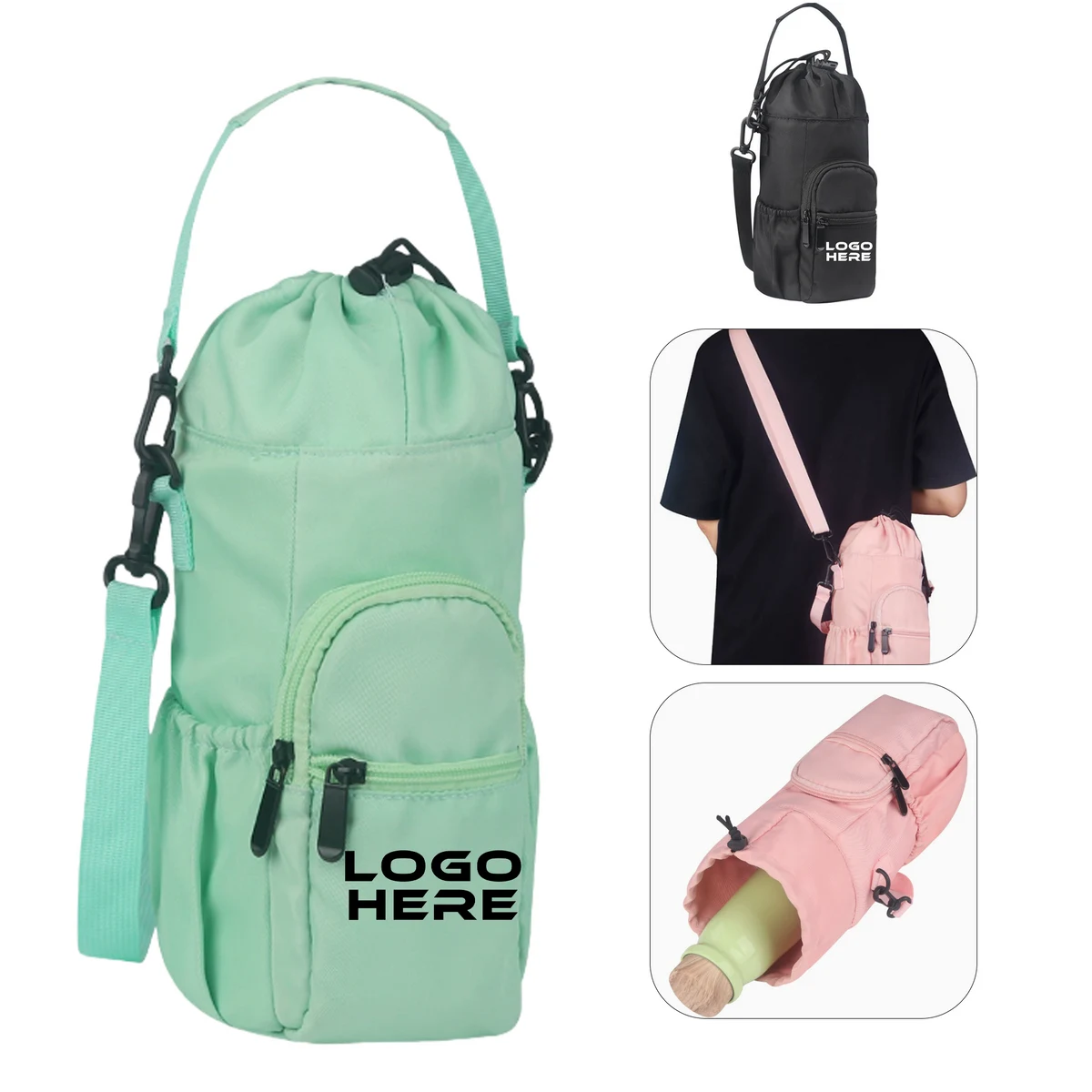 Water Bottle Carrier Crossbody Bag 1
