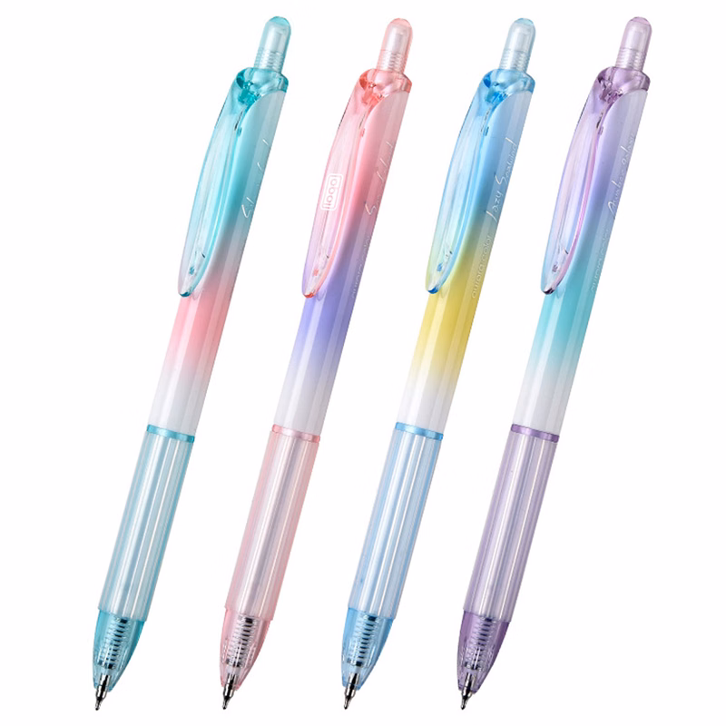 Refillable Plastic Gel Ink Pen
