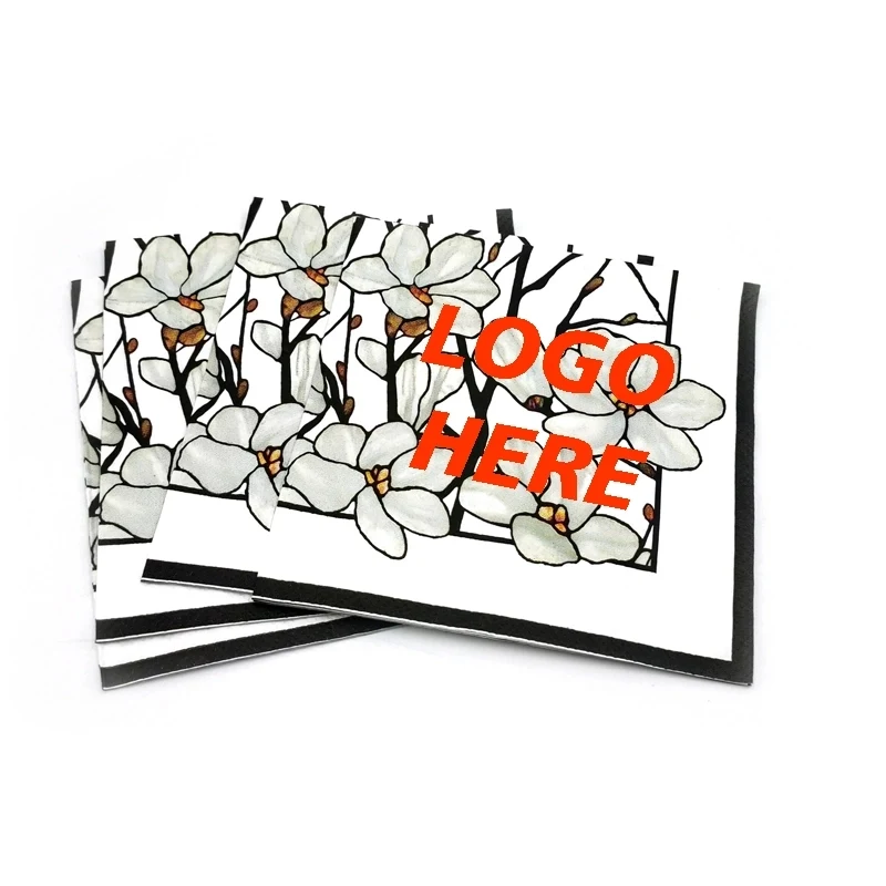 Custom Gold Foil Disposable Floral Paper Napkins 1