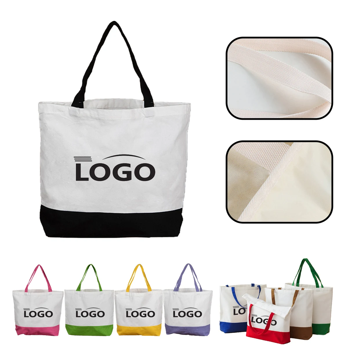 MOQ 10 PCS Promotional Tote Bag, custom tote bag with logo imprint 1