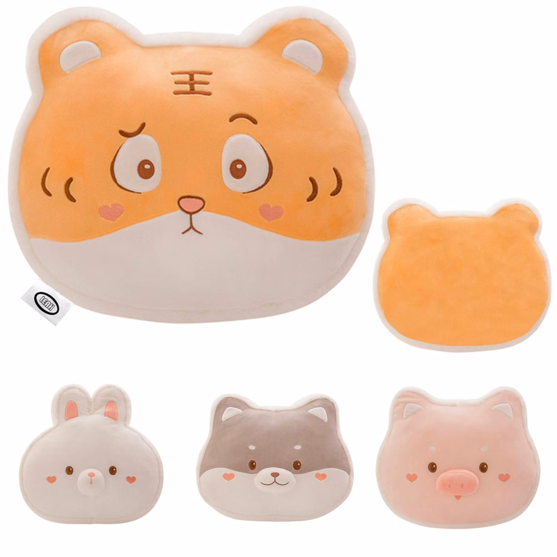 Cute Animal Plush Soft Throw Pillow