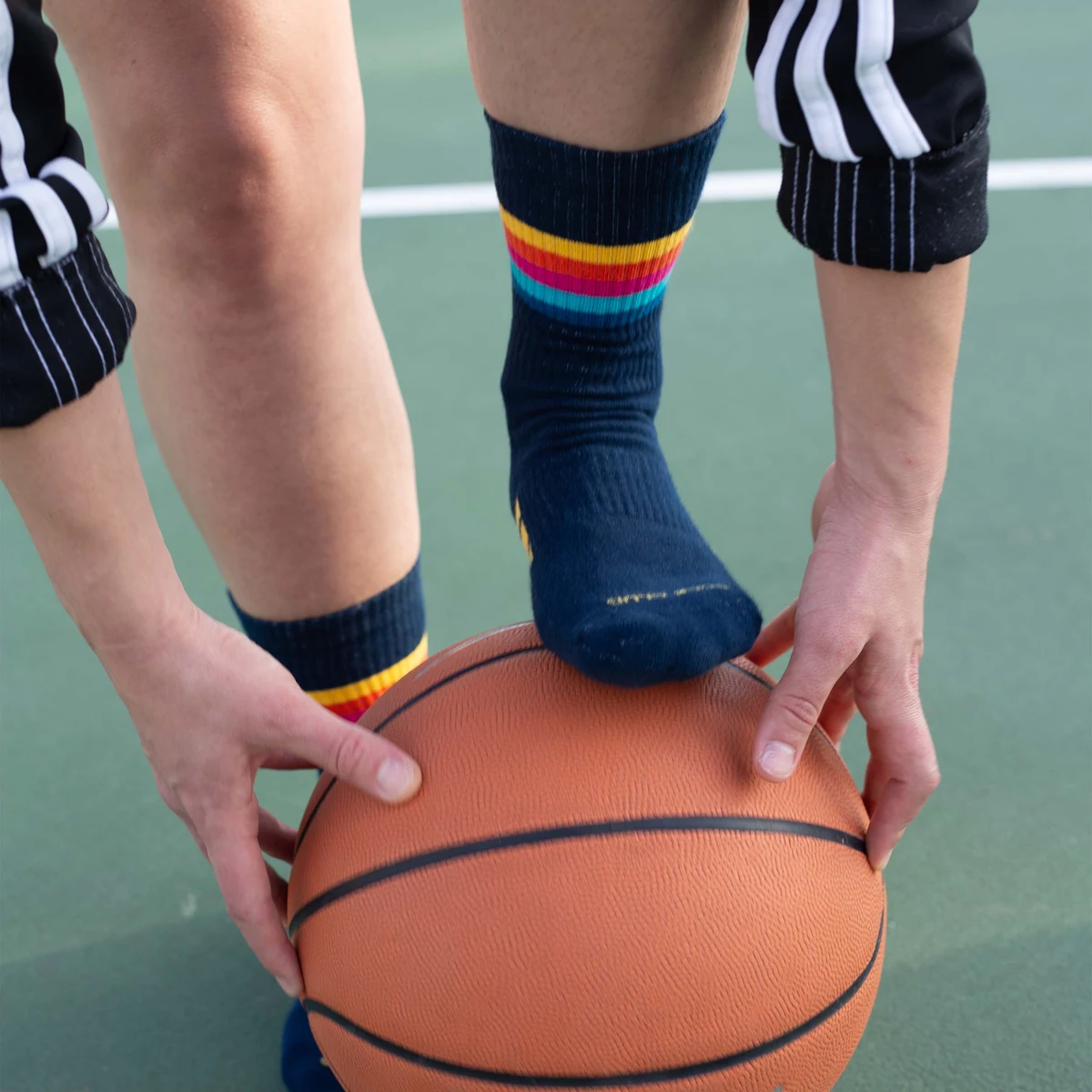 Mid Calf Basketball Socks - Elevate Your Game on the Court - American Made 1