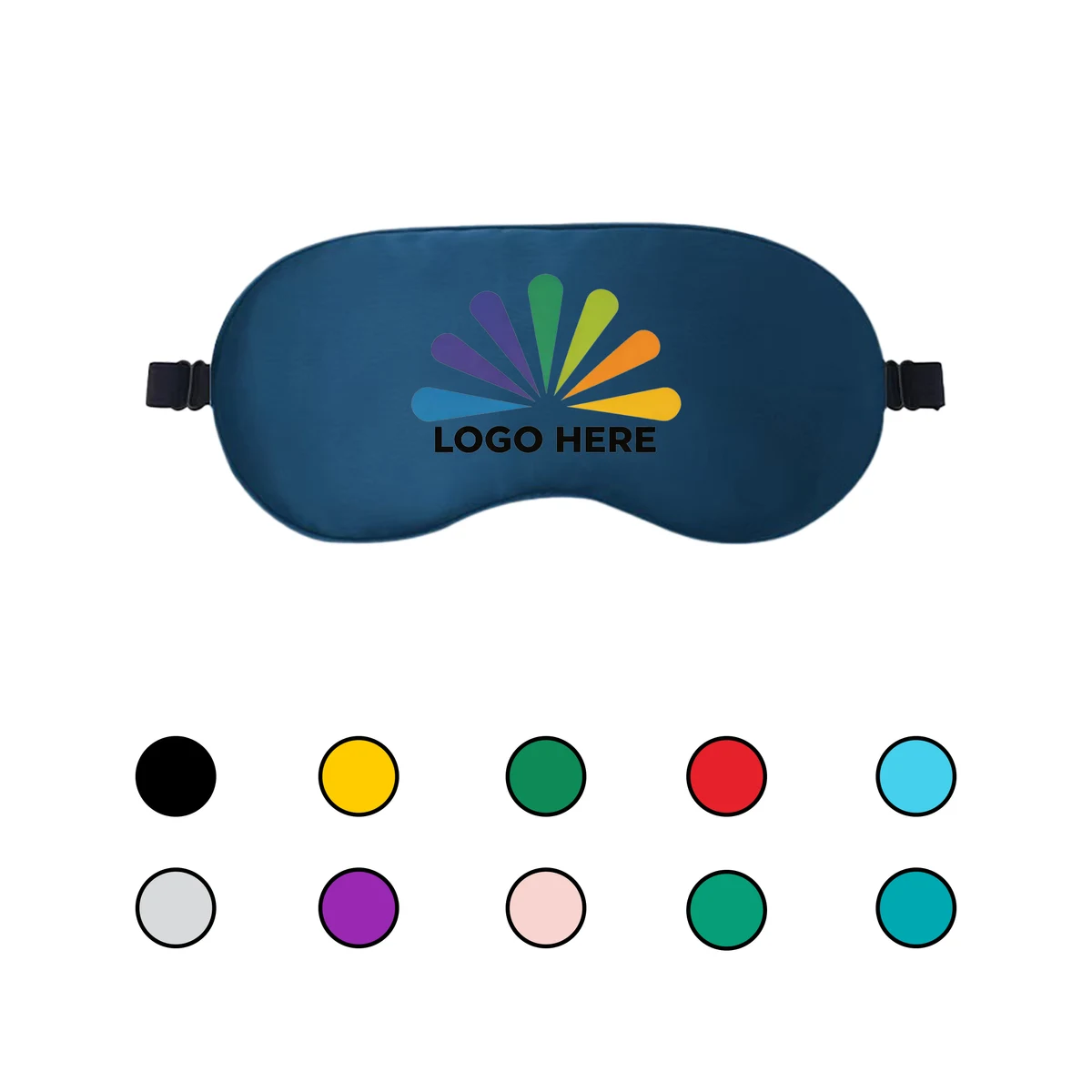 Silk-Like Blackout Sleep Eye Mask - Custom Logo Wholesale 1