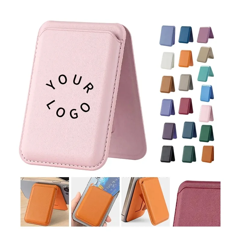 Magnetic PU Phone Wallet Stand 1