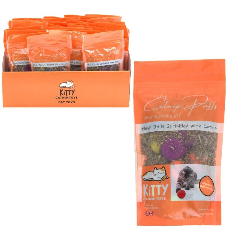 Catnip with Puff Balls - 0.5 oz 1
