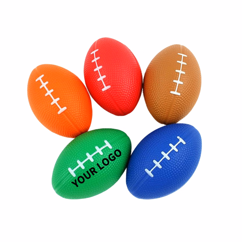 Polyurethane Foam Football Stress Ball 3.6" x 2.2"