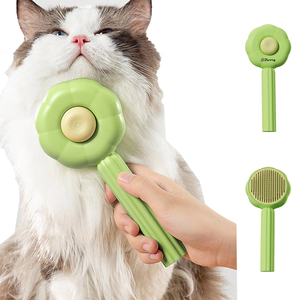 Stainless Steel Pet Comb Hair Remover Brush 1