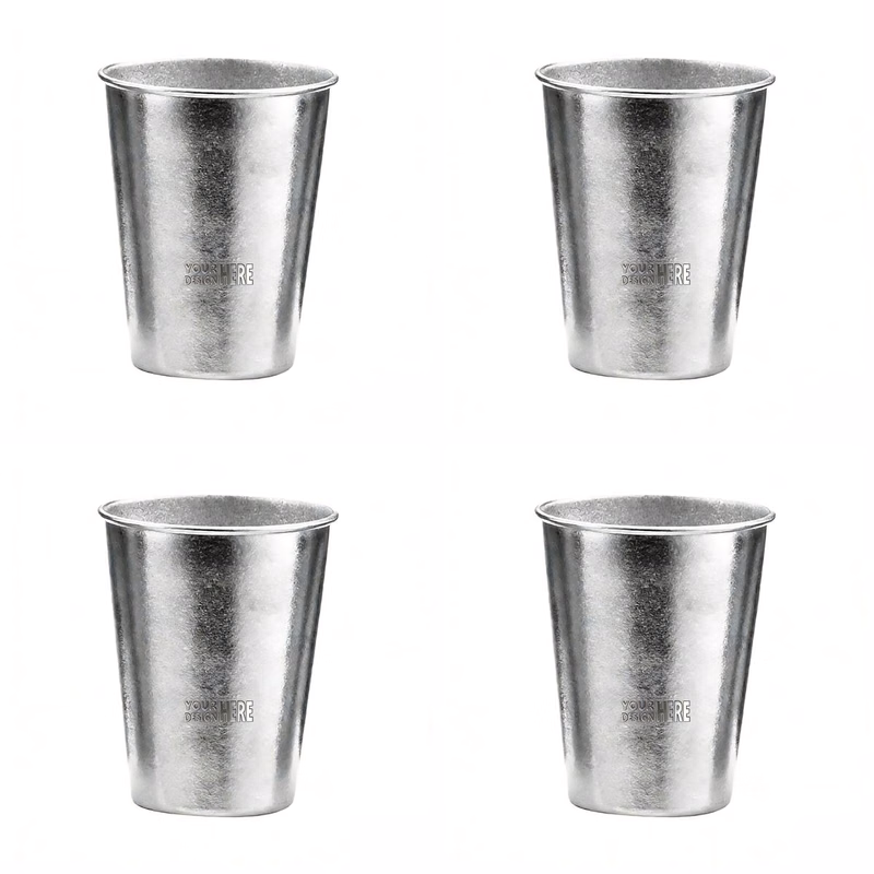 12 Oz Custom Titanium Mug