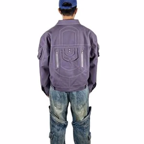 Custom Men's Canvas Work Pants with Multiple Pockets