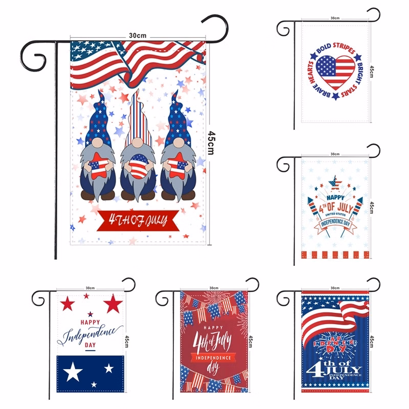 Independence Day Yard Outdoor Garden Flags