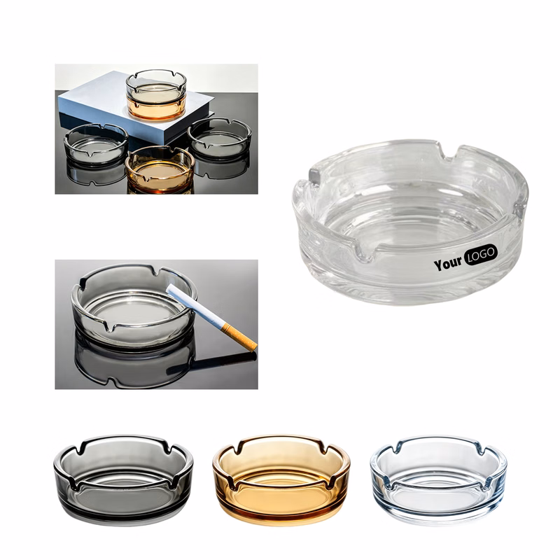 3.9 Inch Round Glass Ashtray