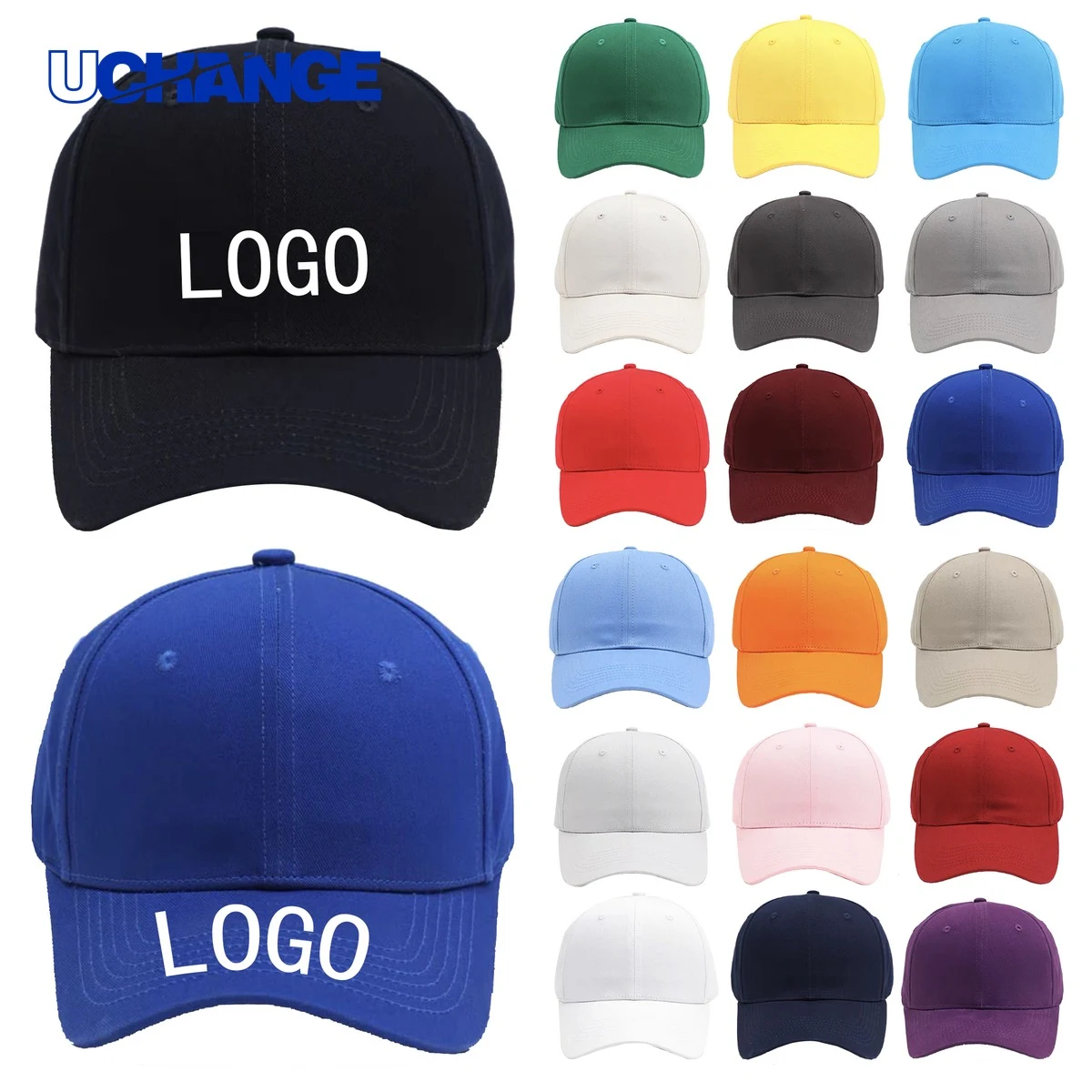 Embroidered Cotton Baseball Cap 1