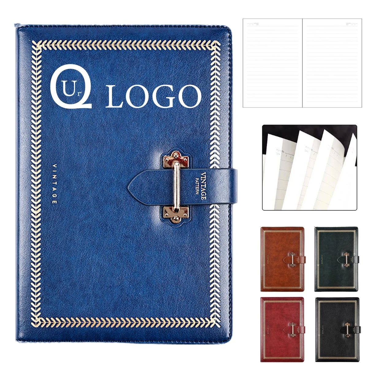 A5 Retro Notebook W/ Buckle 1