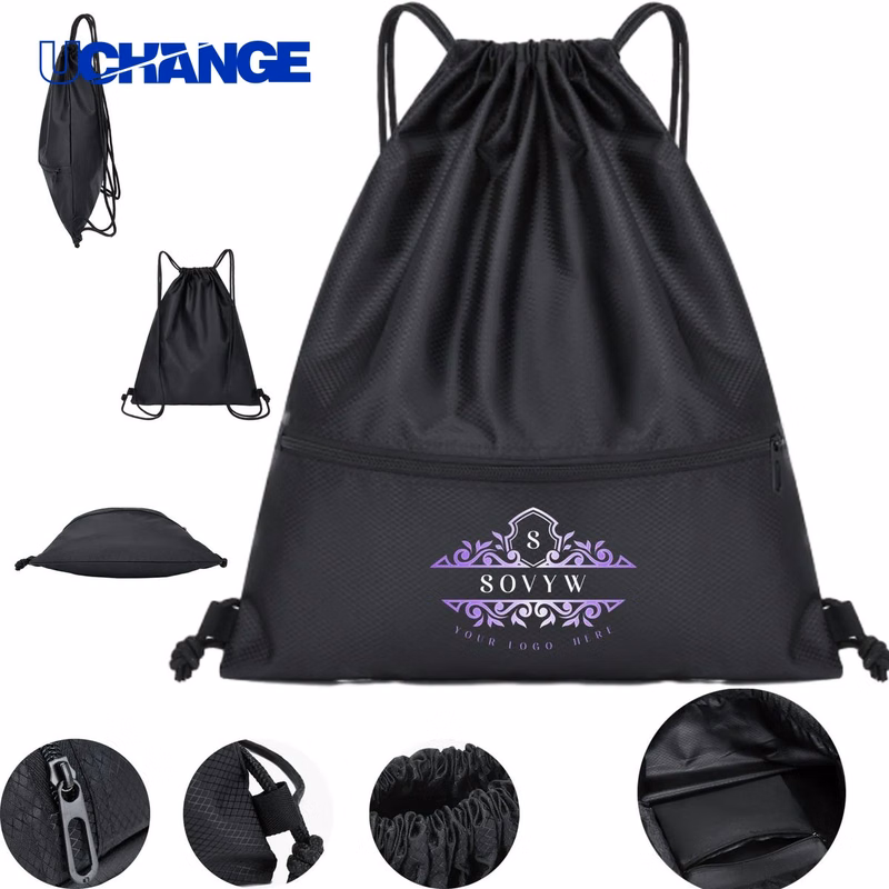 600D Deluxe Drawstring Shoulder Bag Organizer