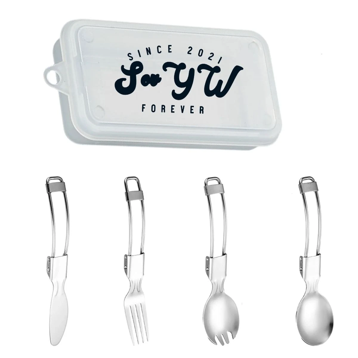 MOQ 100 Foldable Cutlery Set 1