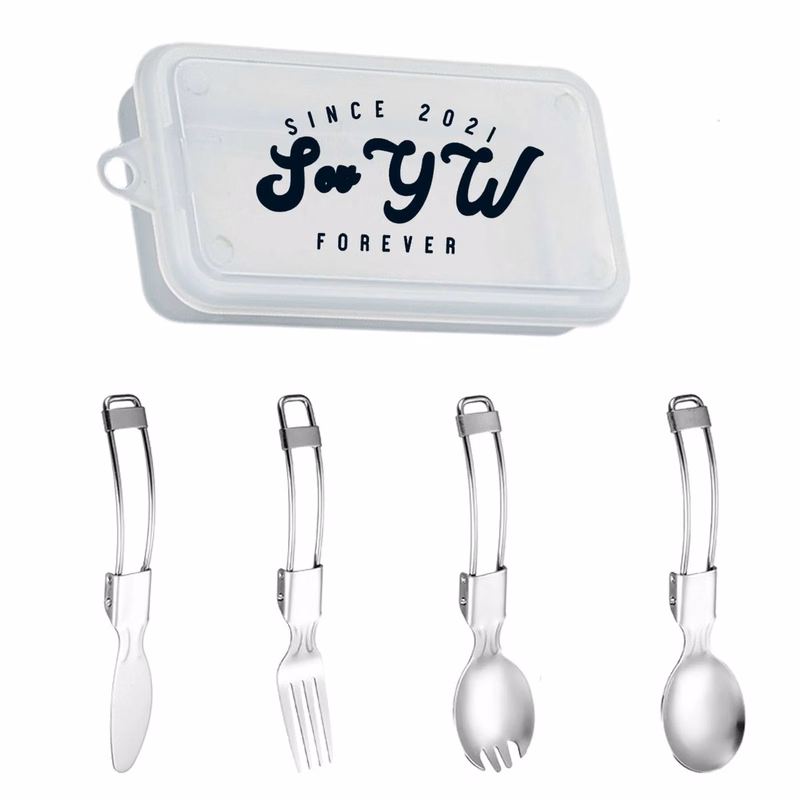 MOQ 100 Foldable Cutlery Set