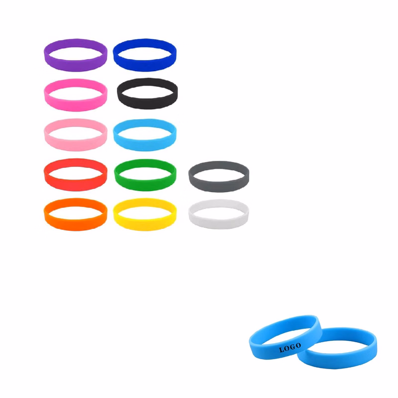 MOQ 10 pcs Silicone Wristbands