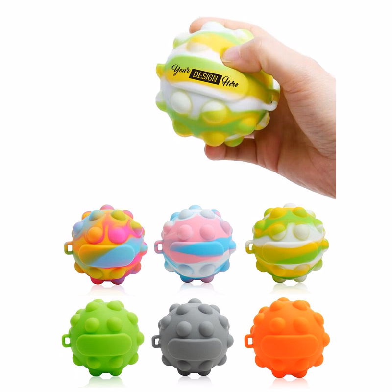 Pop-it Silicone Stress Ball Fidget Toy