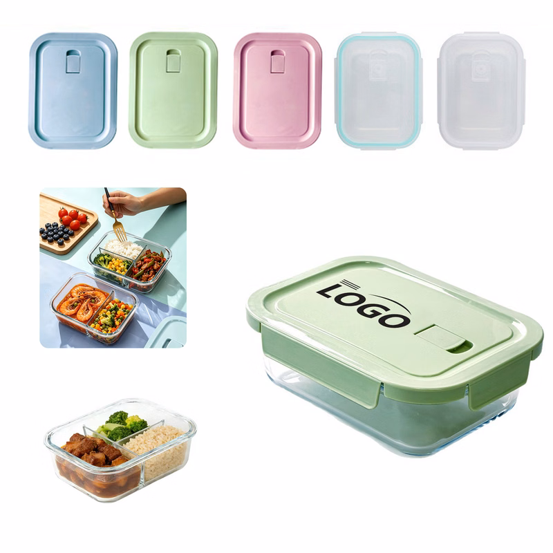 Microwave Safe Glass Food Storage Container for Home Office
