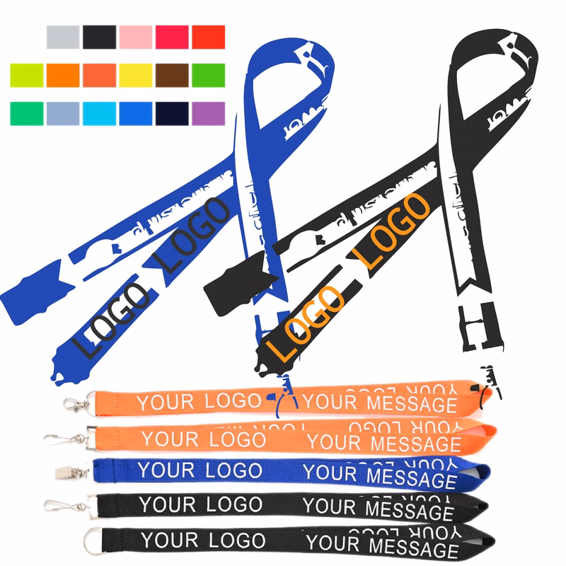 Create Virtual Sample Download 3/4" Dye-Sublimation Lanyards