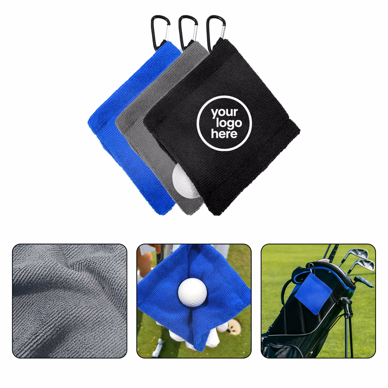 MOQ:20pcs Golf Ball Towel