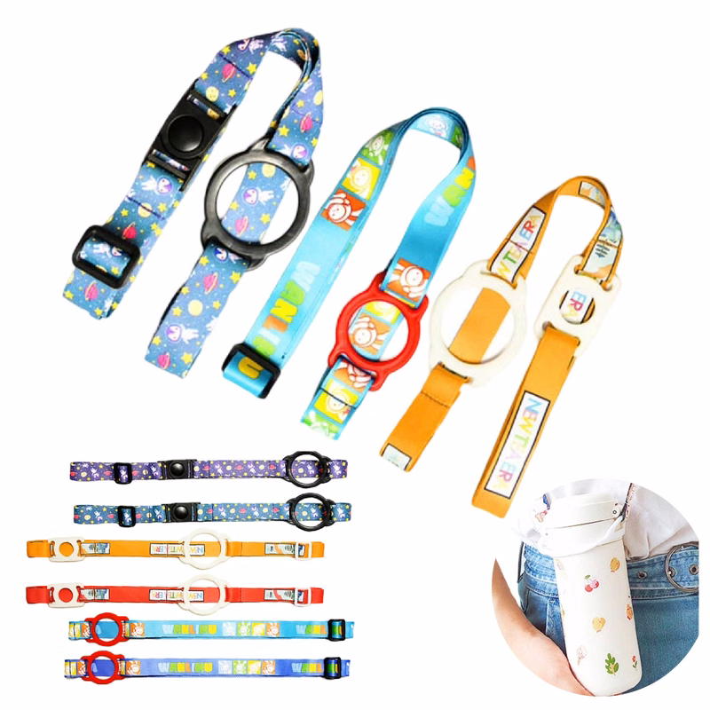 Portable Water Bottle Holder Lanyard w/Buckle