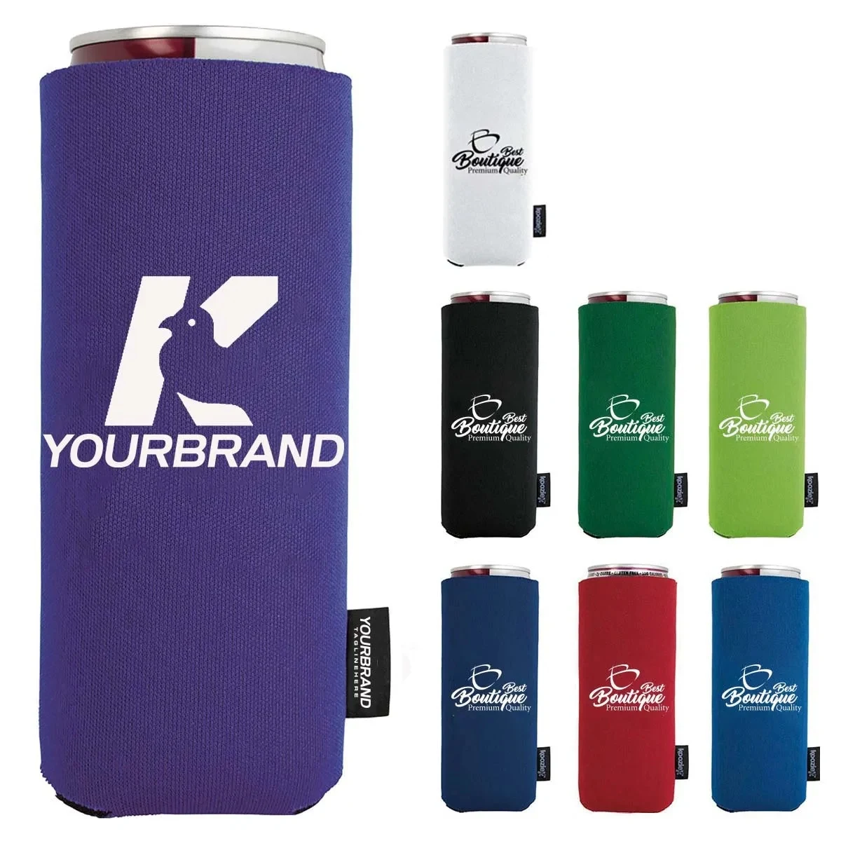 16oz Multipurpose Washable Collapsible Foam Can Holder 1