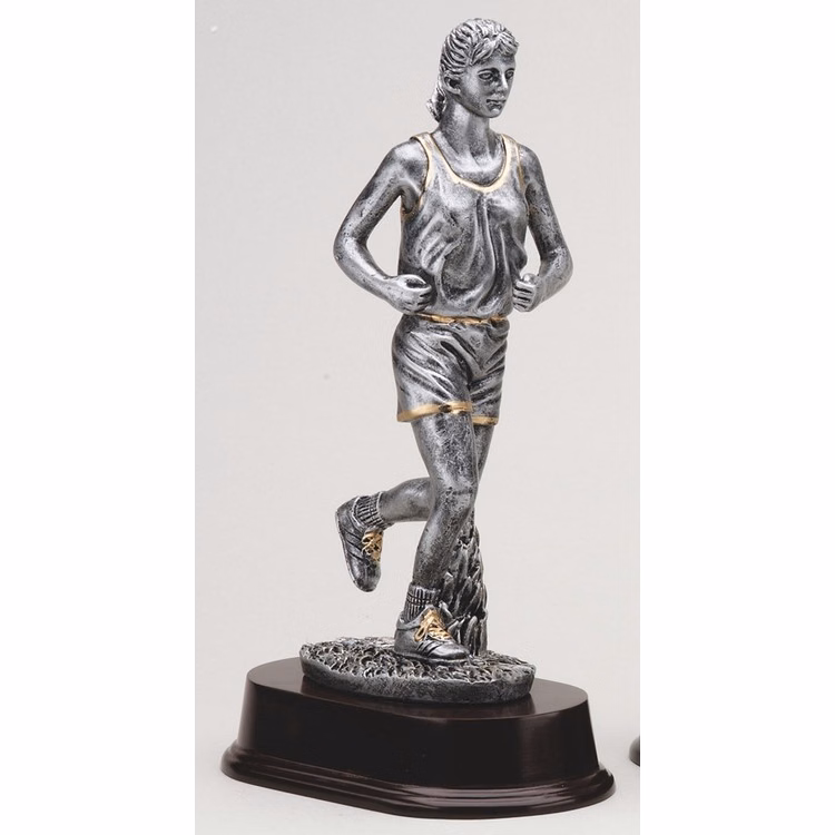 10" Tall Runner Female Figure Award