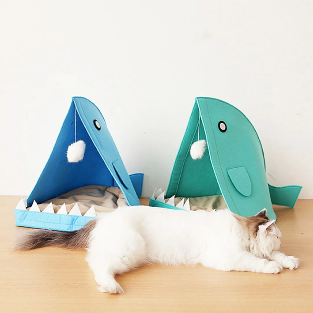 Shark Pet Bed Pet Nest House Tent for Dog & Cat 1